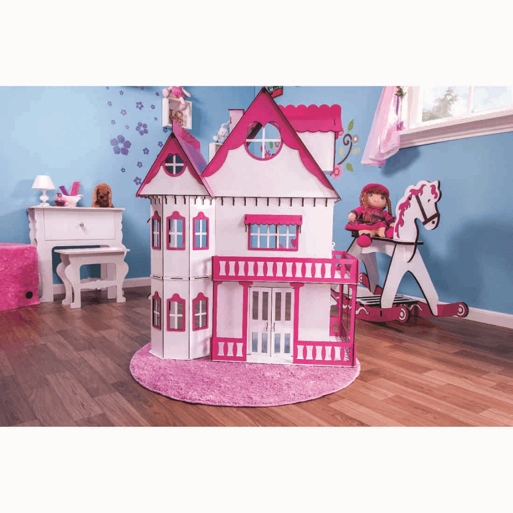 Casa De Bonecas Escala Barbie Mod EMILY ECO – DARAMA – Loja Darama