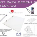 Kit Desenho Técnico Prancheta Engenharia ARQUITETURA A4 FORMICA Esquadro 26 Compasso 303 GABARITO BORRACHA Regua 30 CM