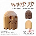 Quebra cabeças 3D GHOST PACMAN Busto MDF NATURAL Darama