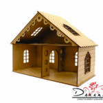 Casa De Bonecas para LOL POLLY Mod LILY MDF Natural - DARAMA