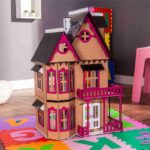 Kit Casinha Bonecas Polly Mirian + 21 Moveis E+b Darama