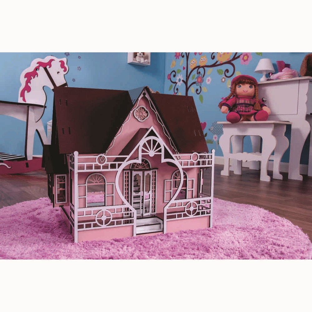 Casa De Bonecas Escala Barbie Modelo EMILY CREM – DARAMA – Loja Darama –  Construindo Sonhos!