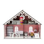 Kit Casa Bonecas 20 Moveis LOL POLLY LILY PRINCESA - DARAMA