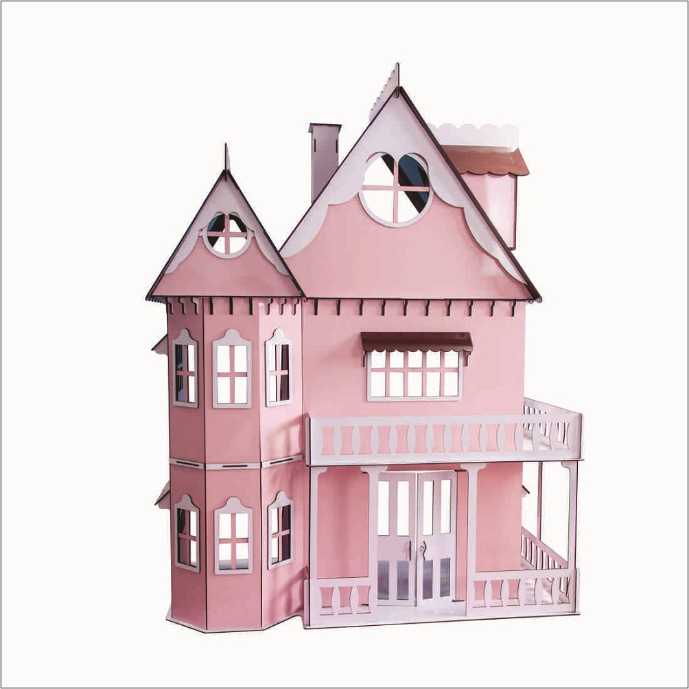 Casa Casinha Para Barbie/polly/lol Grande Mdf Móveis Barbie em