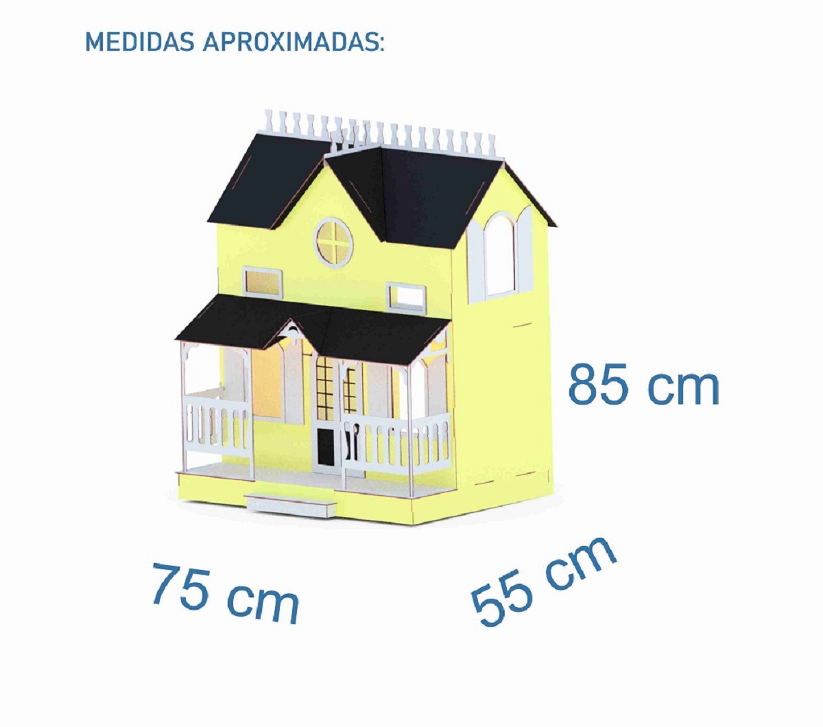 Kit Casa Bonecas Barbie E Móveis Lian Crem A+B – Darama – Loja