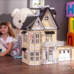 Casa de Bonecas Para Lol e Polly  Garagem Anne Crem - Darama