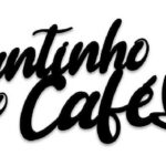 Cantinho Do Café Placa Frase Decoração Parede Quadro PRETO