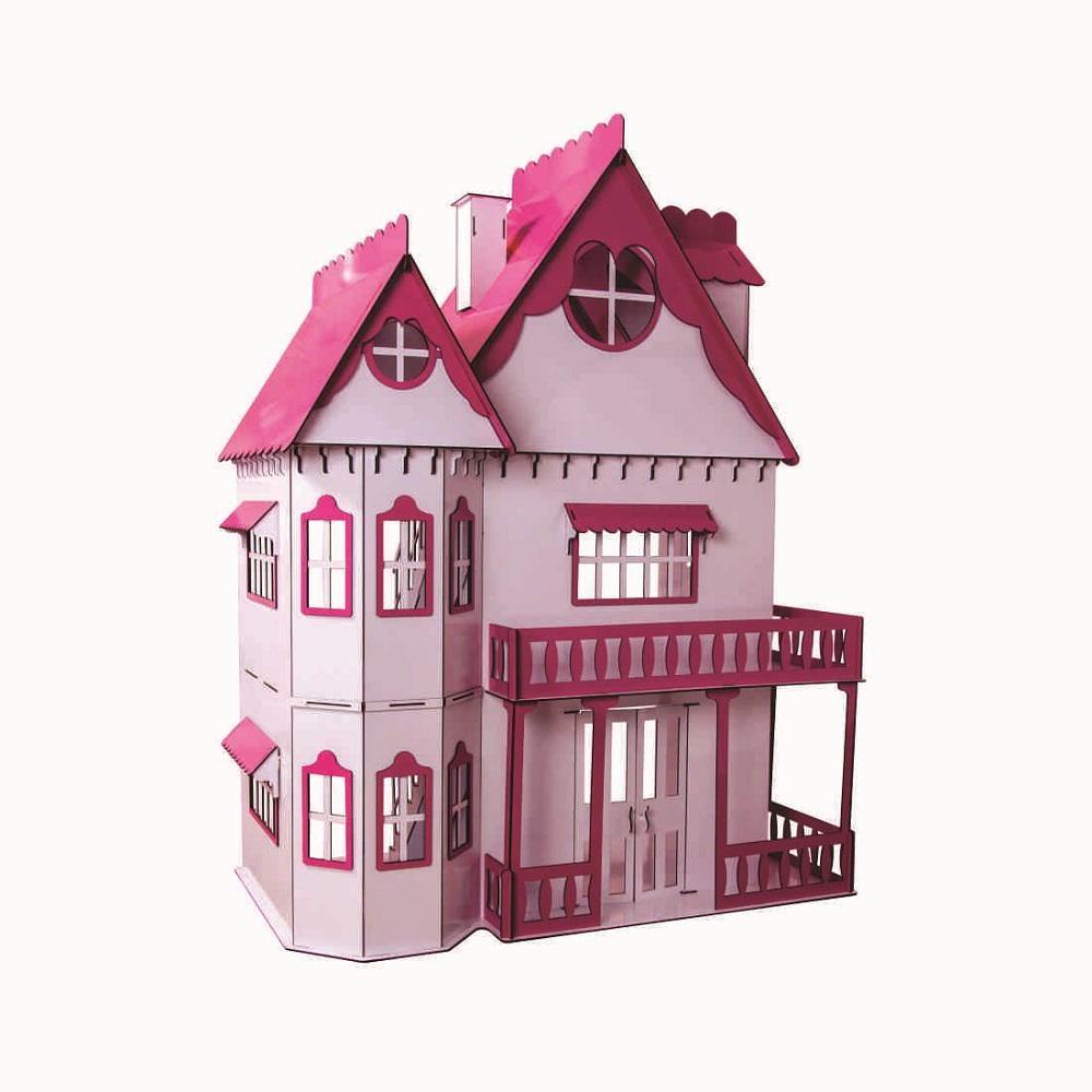 Casa de Bonecas Escala Barbie Modelo Emily Princesa - Darama