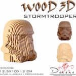 Quebra cabeça 3d stormtrooper decoração ornamento enfeite