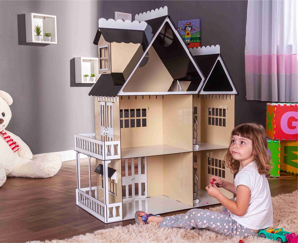 Casa De Bonecas Escala Barbie Mod EMILY ECO – DARAMA – Loja Darama