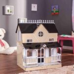 Kit Casa Bonecas Barbie E Móveis Lian  Crem A+A - Darama